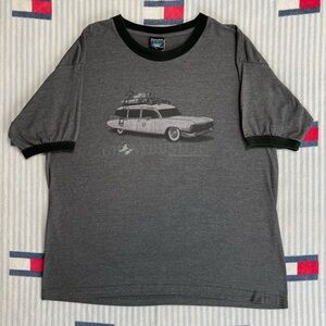 Vintage 2004 Ghostbusters ringer short sleeve tee shirt